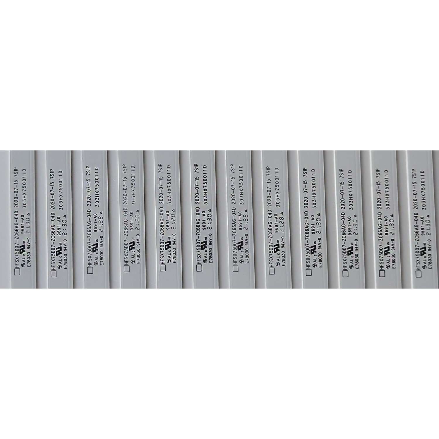 KIT DE LED'S ((NUEVOS)) PARA TV PHILIPS ((12 PIEZAS)) / NUMERO DE PARTE 303HX750011D / HFSX75D07-ZC66AG-04D / HX750M11 / HX750M12 / 210722DF2 / MODELOS 75PFL4756/F7 A / 75PFL5604/F7 A - Imagen 2